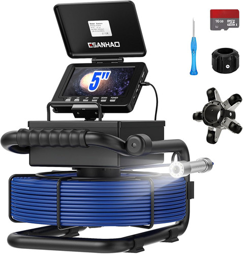 Sewer camera with screen - sewer,